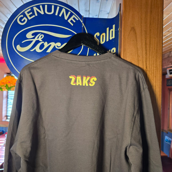Zaks Unisex Ltd Edition Steel Grey Sweatshirt - "Zaks Invaders" V2