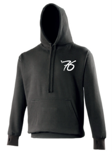 Zaks Unisex Ltd Edition Black Hoodie - " '76 Zassy"